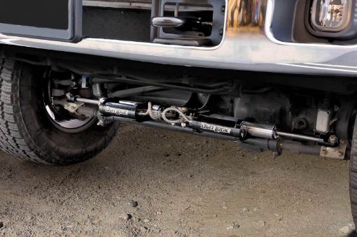 Picture of Fabtech 05 - 21 Ford F250350 4WD Dual Steering Stabilizer System (Opposing Style) wDL 2.25 Res Shock