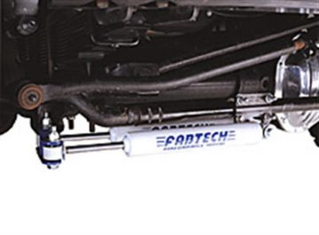 Picture of Fabtech 99 - 04 Ford F250350 4WD Dual Performance Steering Stabilizer - Opposing Style