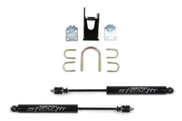 Picture of Fabtech 05 - 21 Ford F250350 4WD Dual Stealth Steering Stabilizer Kit - Opposing Style