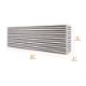 Picture of Mishimoto Universal Air - to - Air Intercooler Core - 24in 12in 4in