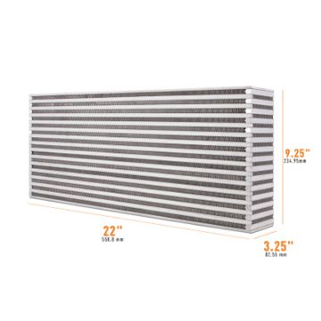 Picture of Mishimoto Universal Air - to - Air Intercooler Core - 22in 9.25in 3.25in