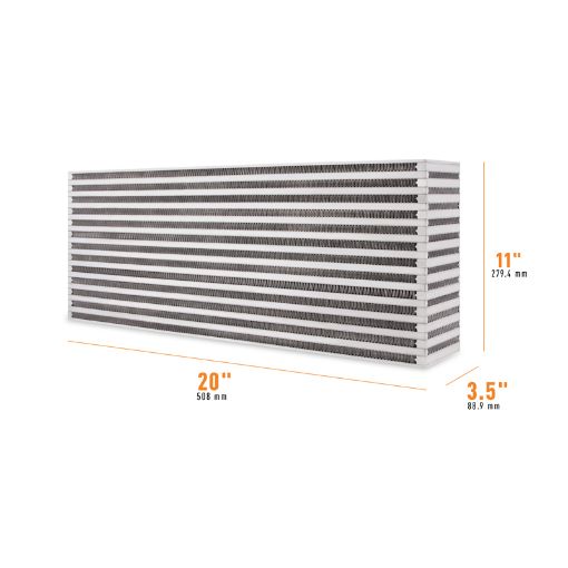 Picture of Mishimoto Universal Air - to - Air Intercooler Core - 20in 11in 3.5in