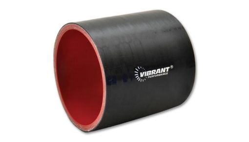 Picture of Vibrant 4 Ply Reinforced Silicone Straight Hose Coupling - 6in I.D. x 3.5in long (BLACK)