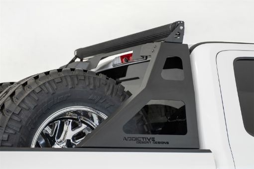 Picture of Addictive Desert Designs 17 - 19 Ford Super Duty Stealth Fighter Chase Rack - Black