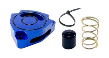 Picture of Torque Solution Blow Off BOV Sound Plate (Blue) 11 Hyundai Veloster Turbo