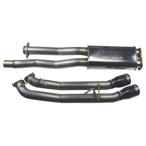 Picture of Injen 17 - 20 Ford F150 Raptor Super Crew V6 3.5L 3in Cat - Back SS Exhaust w Dual Black Chrome Tips