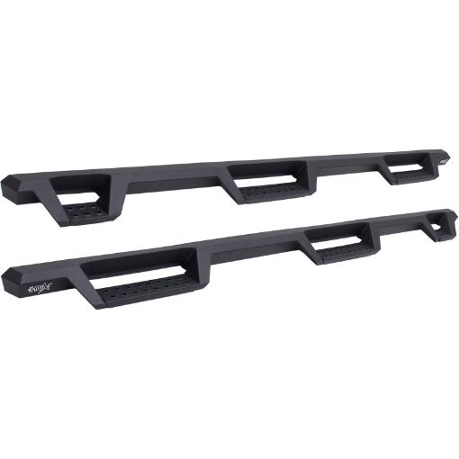Picture of Westin 99 - 16 Ford F - 250350450550 CC (6.75ft Bed) HDX Drop Whl to Whl Nerf Step Bars - Text Blk