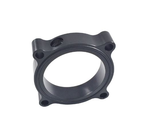 Picture of Torque Solution Throttle Body Spacer (Black) Audi Volkswagen 2.0T FSI SI