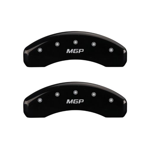 Picture of MGP 2 Caliper Covers MGP Black Finish Silver Characters 2018 Chevrolet Tahoe