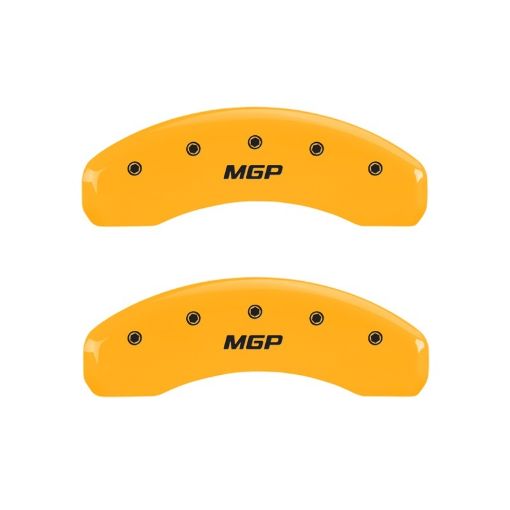 Picture of MGP 2 Caliper Covers MGP Yellow Finish Black Characters 2018 Chevrolet Tahoe