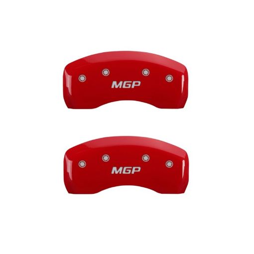 Picture of MGP 2 Caliper Covers Engraved Rear MGP Red Finish Silver Characters 2007 Acura RL