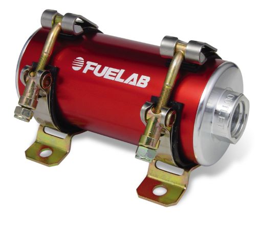 Picture of Fuelab Prodigy High Flow Carb In - Line Fuel Pump - 1800 HP - Red