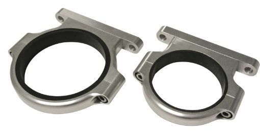 Picture of Fuelab Plate Mount Fuel Pump Billet Bracket Set - (2) Brackets for Each Pump