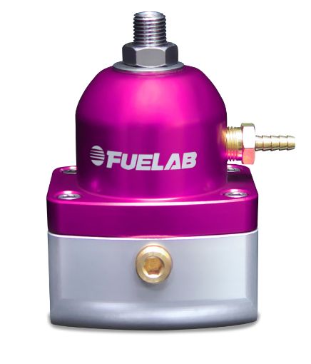 Picture of Fuelab 515 Carb Adjustable FPR 4 - 12 PSI (2) - 10AN In (1) - 6AN Return - Purple