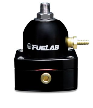 Picture of Fuelab 515 Carb Adjustable FPR 4 - 12 PSI (2) - 6AN In (1) - 6AN Return - Black
