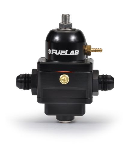 Picture of Fuelab 529 Electronic EFI Adjustable FPR (1) - 6AN In (1) - 6AN Return - Black