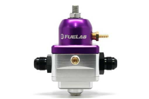 Picture of Fuelab 529 Electronic EFI Adjustable FPR (1) - 8AN In (1) - 8AN Return - Purple