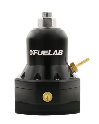 Picture of Fuelab 565 Carb Adjustable FPR 4 - 12 PSI (2) - 10AN In (1) - 10AN Return Max Flow Bypass - Black
