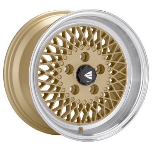 Picture of Enkei92 Classic Line 15x7 38mm Offset 4x114.3 Bolt Pattern Gold Wheel