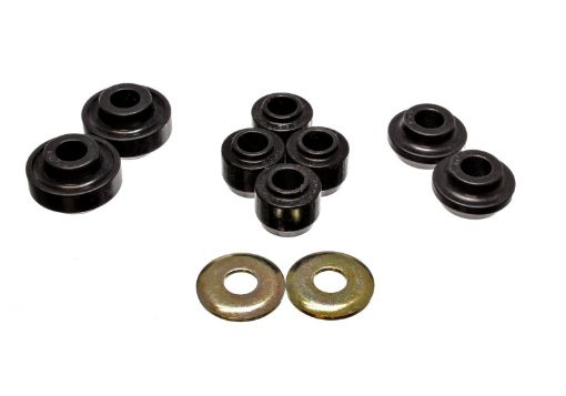 Picture of Energy Suspension 86 - 95 Ford Taurus Black Front Strut Rod Bushing Set