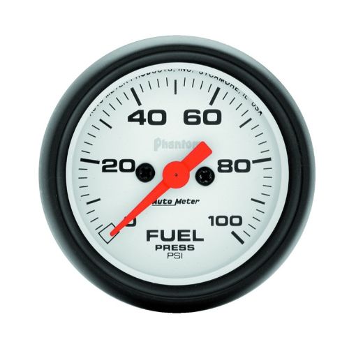 Picture of Autometer Phantom 52mm 0 - 100 PSI Fuel Pressure Gauge