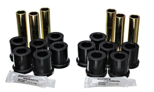Picture of Energy Suspension 73 - 79 Ford F - 100F - 150 2WD Black Rear Leaf Spring Bushing Set