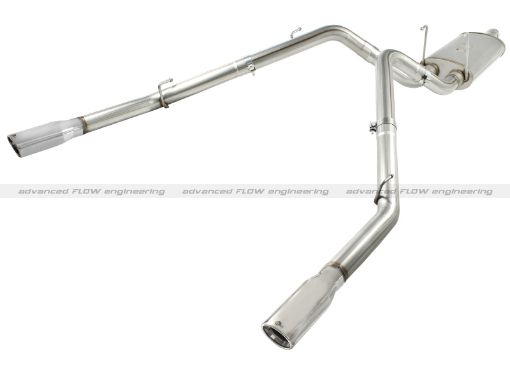 Picture of aFe MACHForce XP Exhausts Cat - Back SS - 409 EXH CB Dodge Ram 1500 5.7L HEMI 09 - 13 Polished