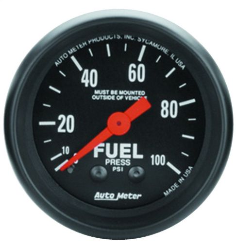 Picture of Autometer Z Series 52mm 0 - 100 PSI Mechanical Fuel Pressure Gauge