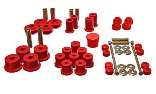 Picture of Energy Suspension 67 - 73 Ford Mustang Red Hyper - flex Master Bushing Set