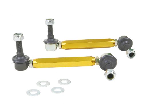 Picture of Whiteline Universal Sway Bar - Link Assembly Heavy Duty 330mm - 355mm Adjustable Steel Ball