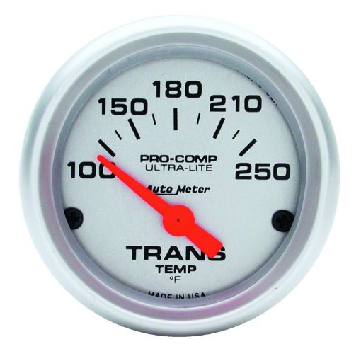 Picture of Autometer Ultra - Lite 52mm 100 - 250 Degree F Mechanical Transmission Temperature Gauge