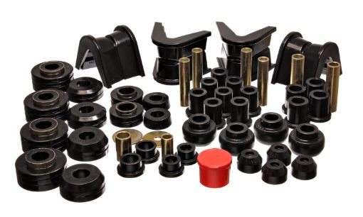 Picture of Energy Suspension 73 - 79 Ford F - 150 Pickup 4WD Black Hyper - flex Master Bushing Set