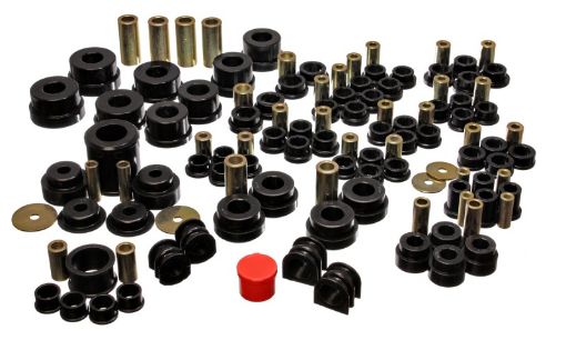 Picture of Energy Suspension 02 - 09 Nissan 350Z 03 - 07 Infiniti G35 Coupe Black Hyper - Flex Master Bushing Set