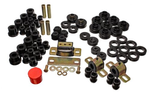 Picture of Energy Suspension 76 - 79 Jeep CJCJ7 Black Hyper - Flex Master Bushing Set