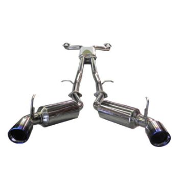 Picture of Injen 03 - 08 350Z Dual 60mm SS Cat - Back Exhaust w Built In Resonated X - Pipe