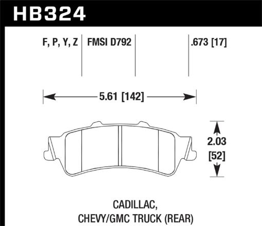 Picture of Hawk Super Duty Street Brake Pads