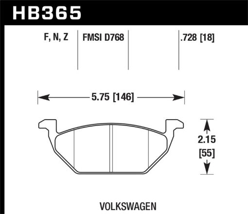 Picture of Hawk HP Street Brake Pads