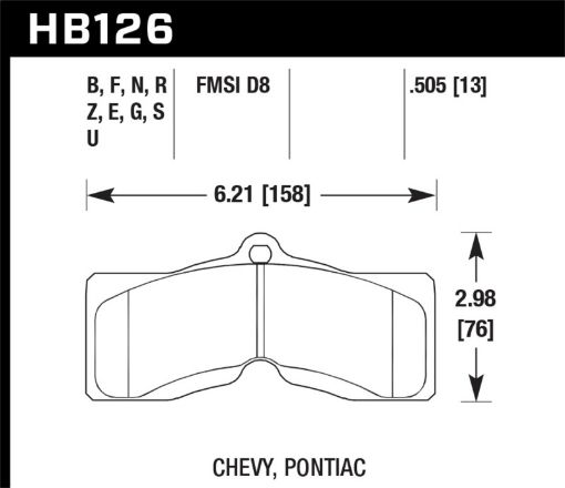 Picture of Hawk HP Street Brake Pads