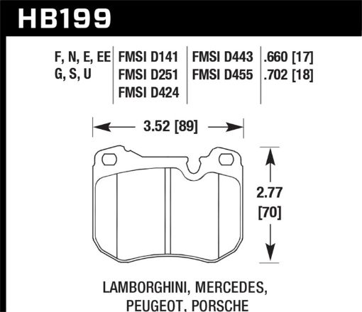 Picture of Hawk HP Street Brake Pads