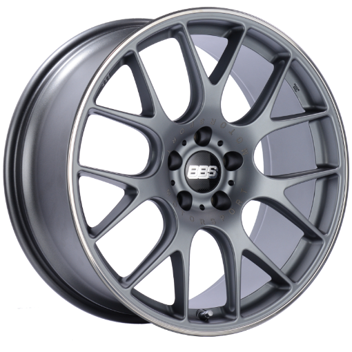 Picture of BBS CH - R 20x9 5x112 ET25 Satin Titanium Polished Rim Protector Wheel - 82mm PFSClip Required