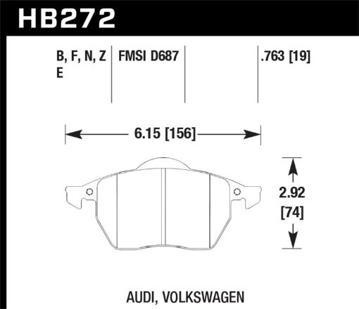 Picture of Hawk HP Street Brake Pads