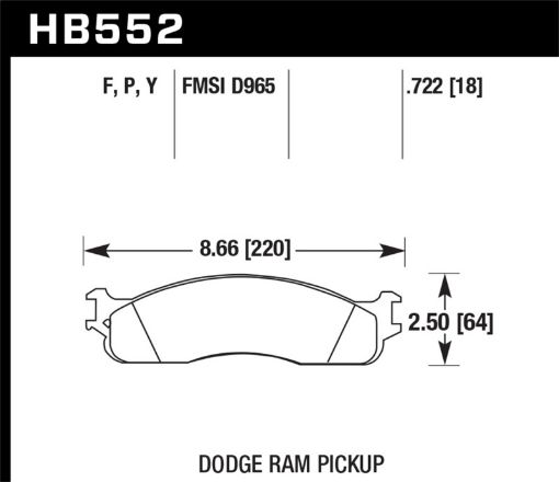 Picture of Hawk Super Duty Street Front Brake Pads