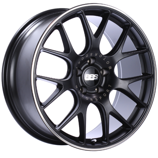 Picture of BBS CH - R 20x9 5x112 ET25 Satin Black Polished Rim Protector Wheel - 82mm PFSClip Required