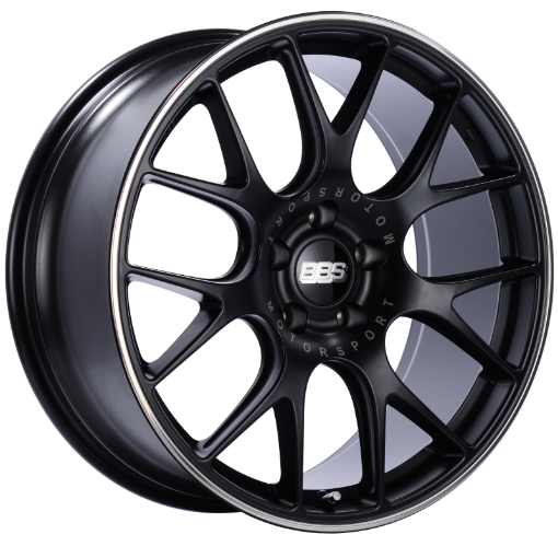 Picture of BBS CH - R 20x9 5x120 ET29 Satin Black Polished Rim Protector Wheel - 82mm PFSClip Required