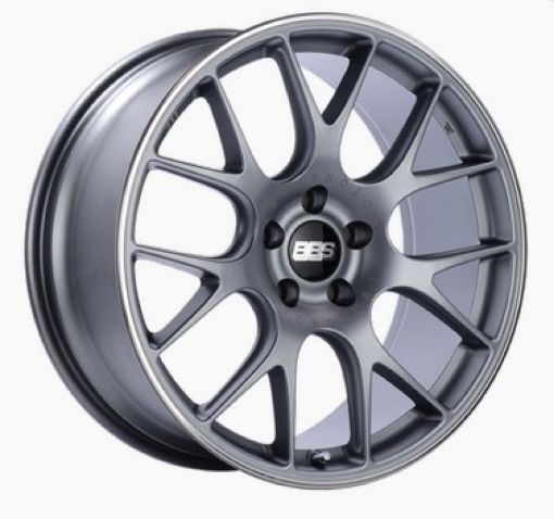 Picture of BBS CH - R 20x9 5x112 ET25 CB66.5 Satin Titanium Polished Rim Protector Wheel