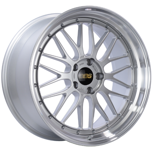 Picture of BBS LM 20x10 5x120 ET33 Diamond Silver Center Diamond Cut Lip Wheel - 82mm PFSClip Required