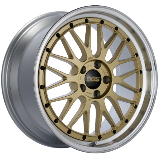 Picture of BBS LM 19x9 5x112 ET42 Gold Center Diamond Cut Lip Wheel - 82mm PFSClip Required