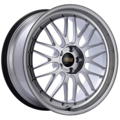 Picture of BBS LM 20x9.5 5x114.3 ET40 CB66 Diamond Silver Center Diamond Cut Lip Wheel