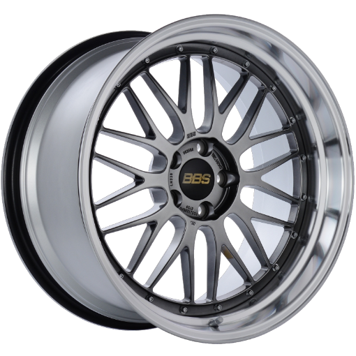 Picture of BBS LM 20x10.5 5x114.3 ET20 CB66 Diamond Black Center Diamond Cut Lip Wheel