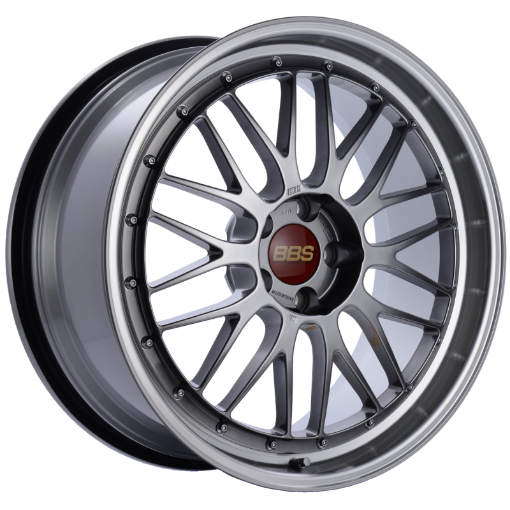 Picture of BBS LM 20x9.5 5x114.3 ET40 CB66 Diamond Black Center Diamond Cut Lip Wheel